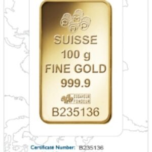 Buy 100g Gold Bar PAMP Rosa Minted
