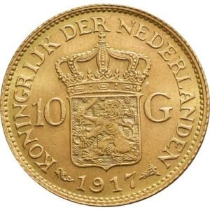 10 Guilders Gold Coin For Sale (Circulated)