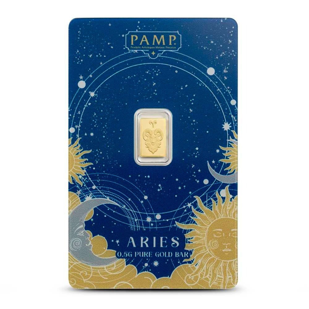 1/2 Gram PAMP Suisse Zodiac Aries
