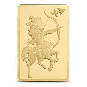 1/2 Gram PAMP Suisse Zodiac Sagittarius Gold Bar (New w/ Assay)