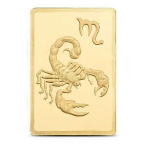 1/2 Gram PAMP Suisse Zodiac Scorpio Gold Bar (New w/ Assay)