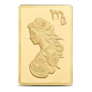 1/2 Gram PAMP Suisse Zodiac Virgo Gold Bar (New w/ Assay)