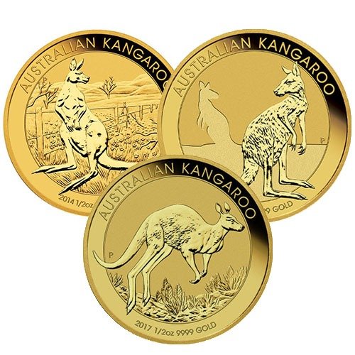 1/2 oz Australian Gold Kangaroo Coin