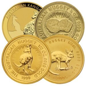 1/2 oz Australian Kangaroo Gold Nugg