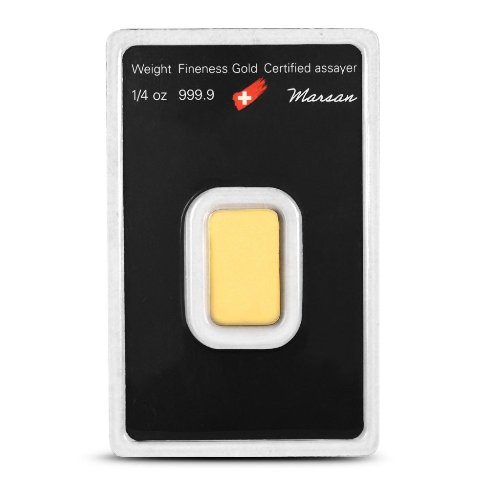 Buy 1/4 oz Argor Heraeus Gold Bar (New in Assay) - Image 2