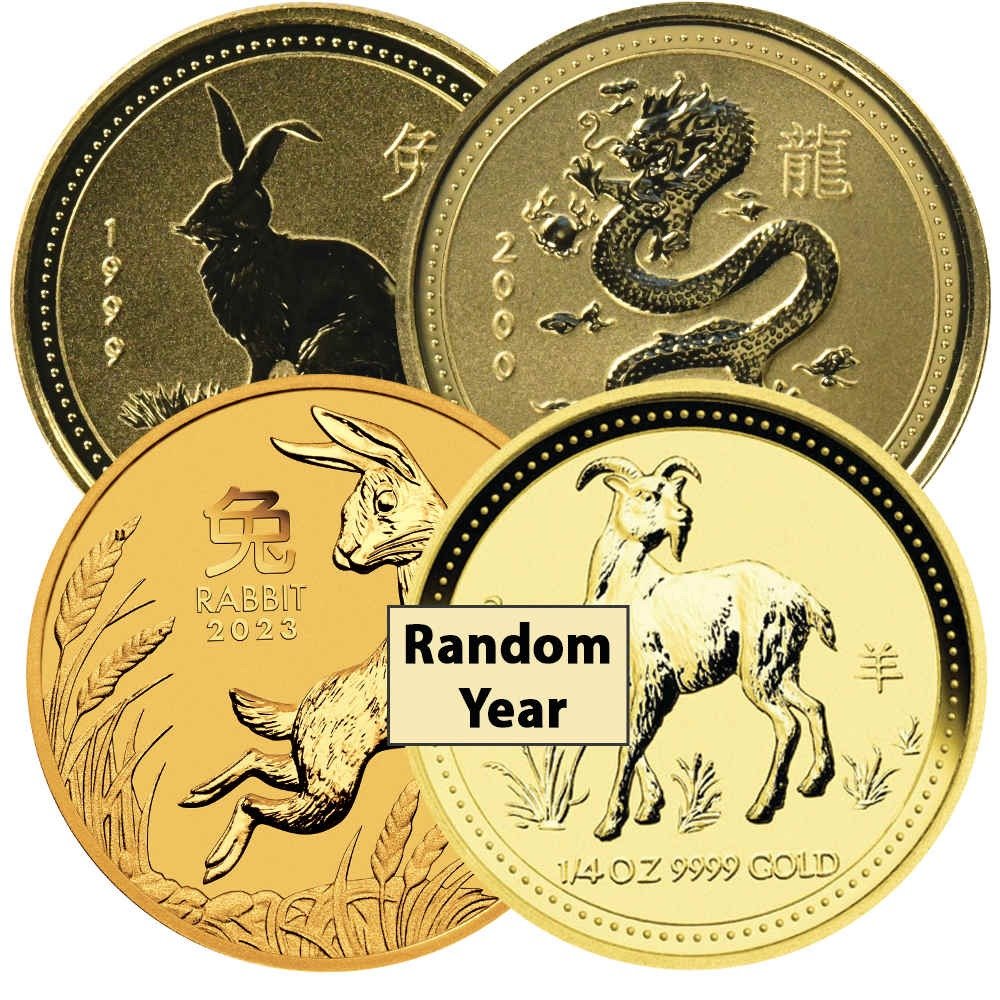 1/4 oz Australian Lunar Gold Coins