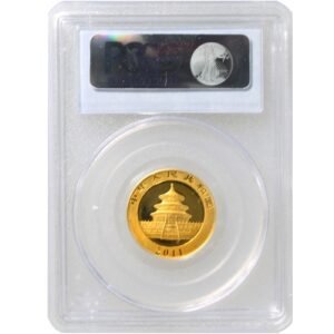 1/4 oz Chinese Gold Panda Coin MS70 (Random Year, Varied Label, PCGS or NGC)