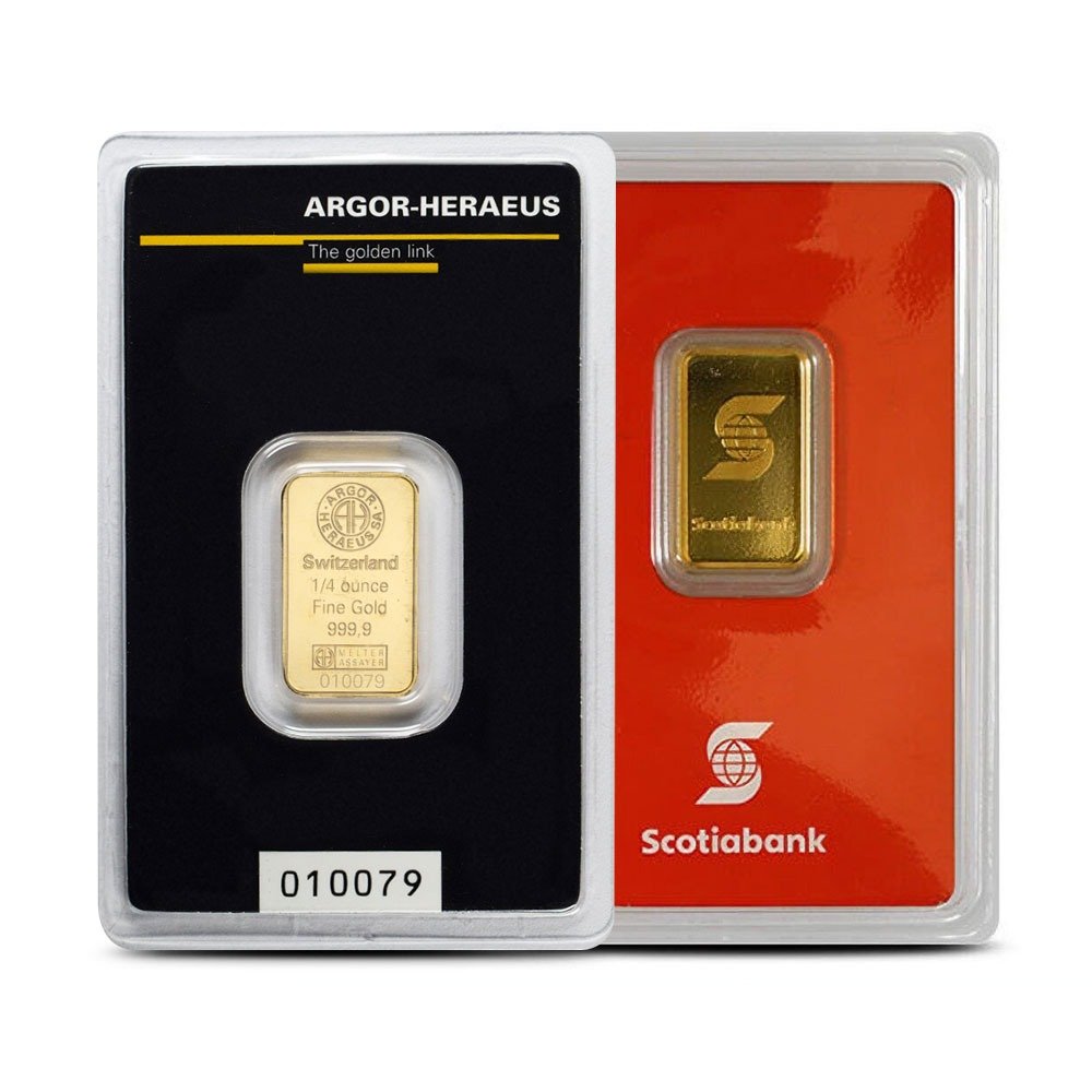 1/4 oz Gold Bar For Sale