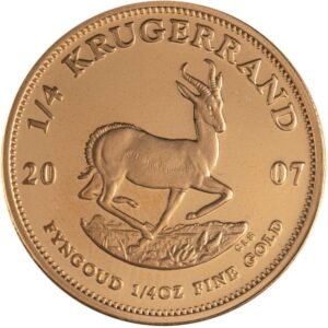 1/4 oz Proof South African Gold Krugerrand Coin (Random Year, Capsule Only)