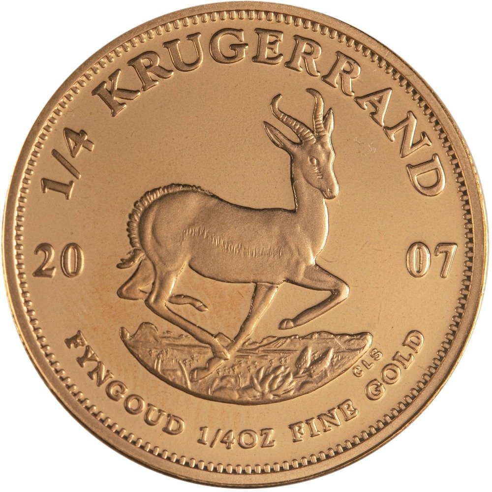 1/4 oz Proof South African Gold Krug