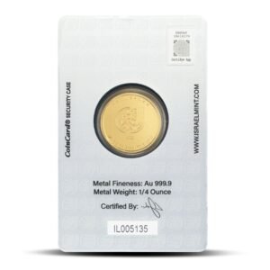 1/4 oz The Holy Land Mint Gold Round (New w/ Assay)