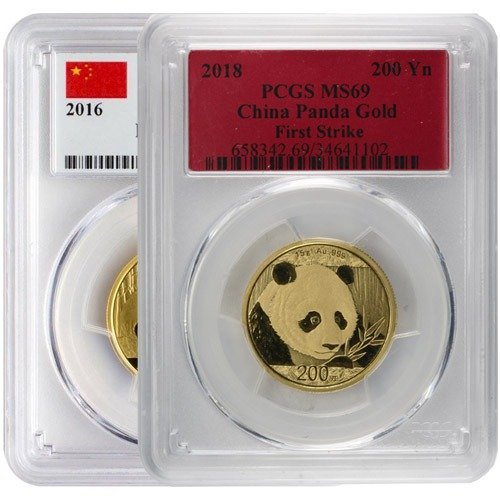 15 Gram Chinese Gold Panda Coin PCGS