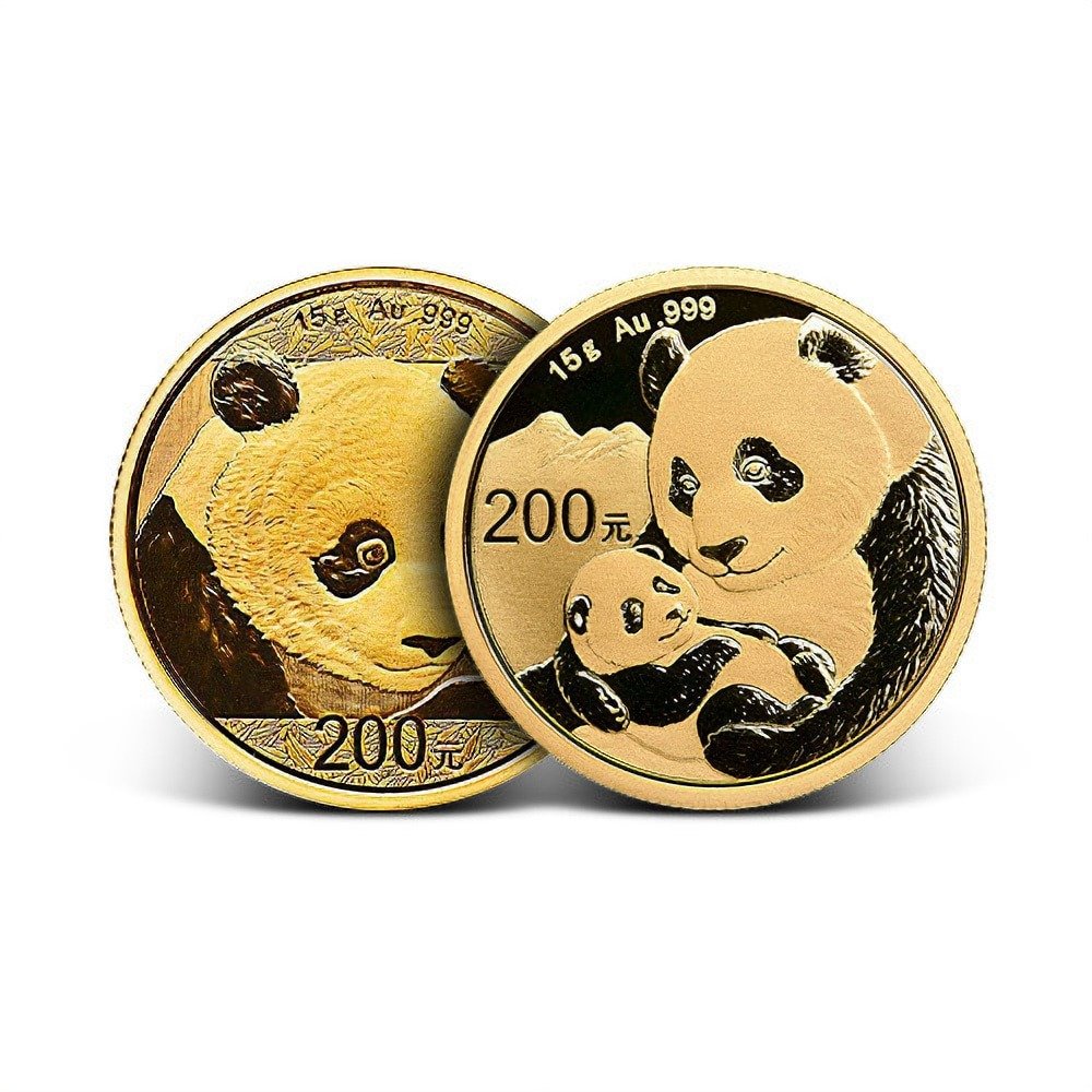 15 Gram Chinese Gold Panda Coin