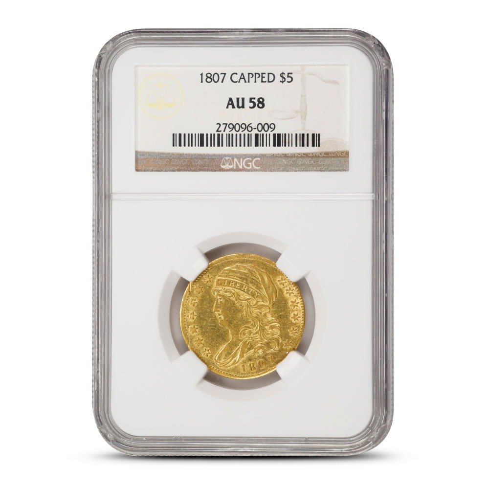 1807 $5 Capped Bust Gold Half Eagle