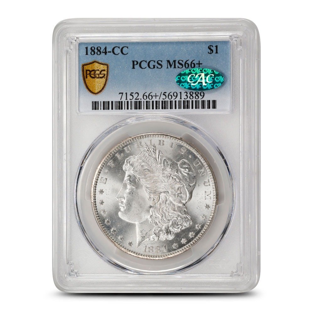 1884-CC Morgan Silver Dollar PCGS
