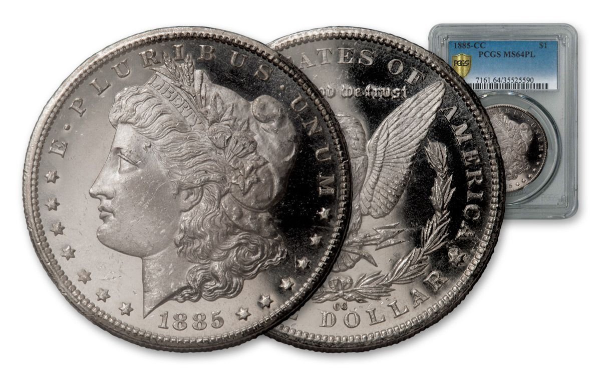 1885-CC Morgan Silver Dollar Coin P