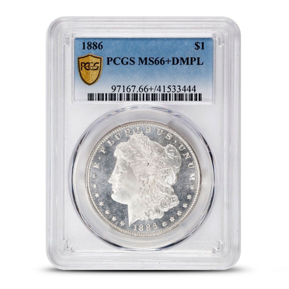 1886 Morgan Silver Dollar Coin PCGS