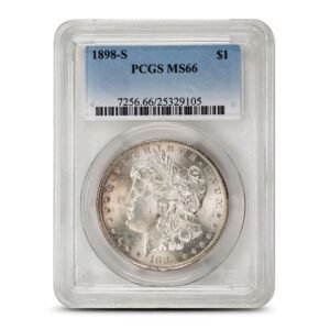 1898-S Morgan Silver Dollar PCGS MS66