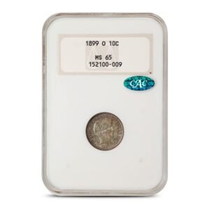 1899-O Barber Dime NGC MS65 CAC