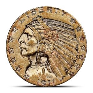 1911 Pre-33 $5 Indian Gold Half Eagl