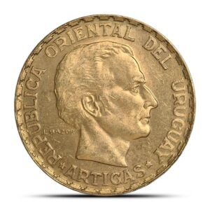 Buy 1930 5 Peso Uruguay Gold Coin (XF+)