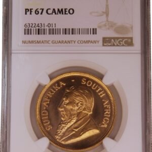 1973 1 oz Proof Krugerrand Gold Coin NGC PF67