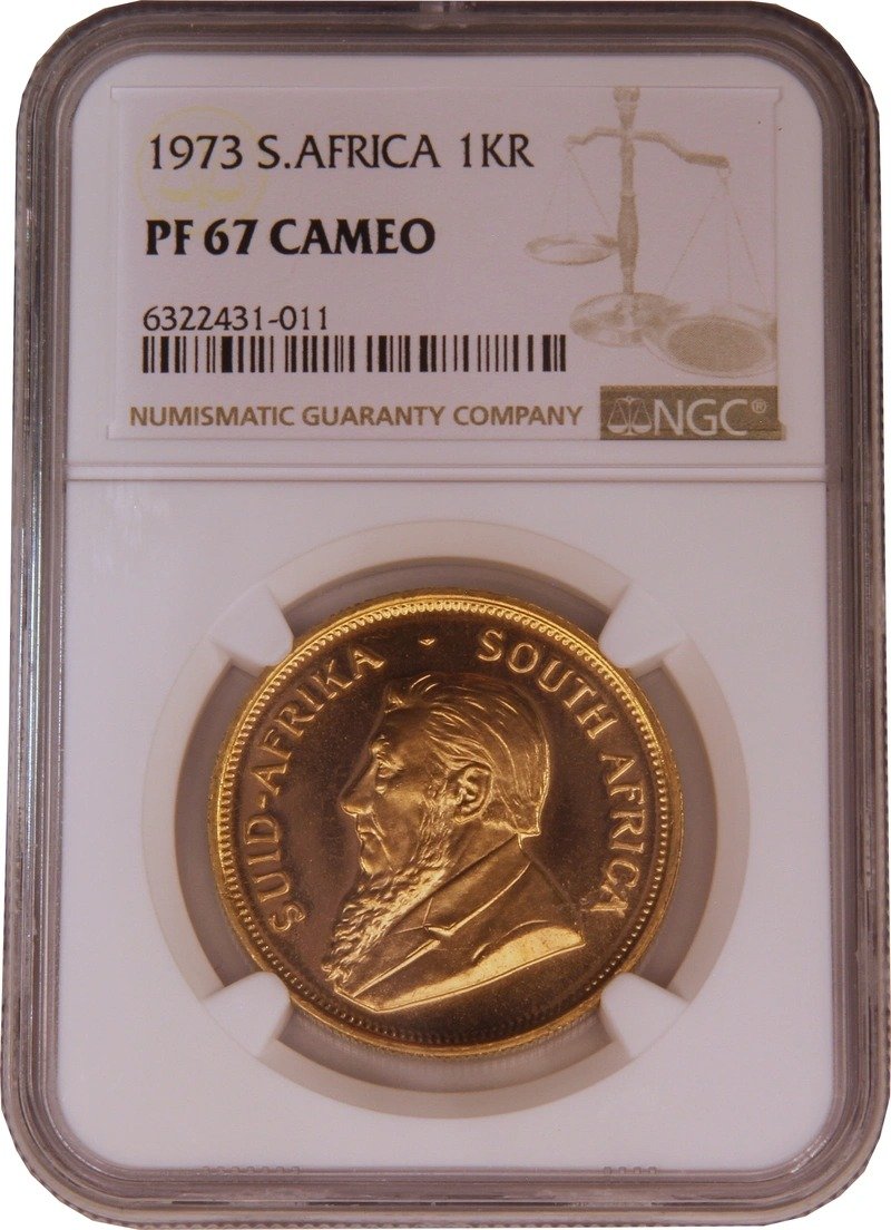 1973 1 oz Proof Krugerrand Gold Coin