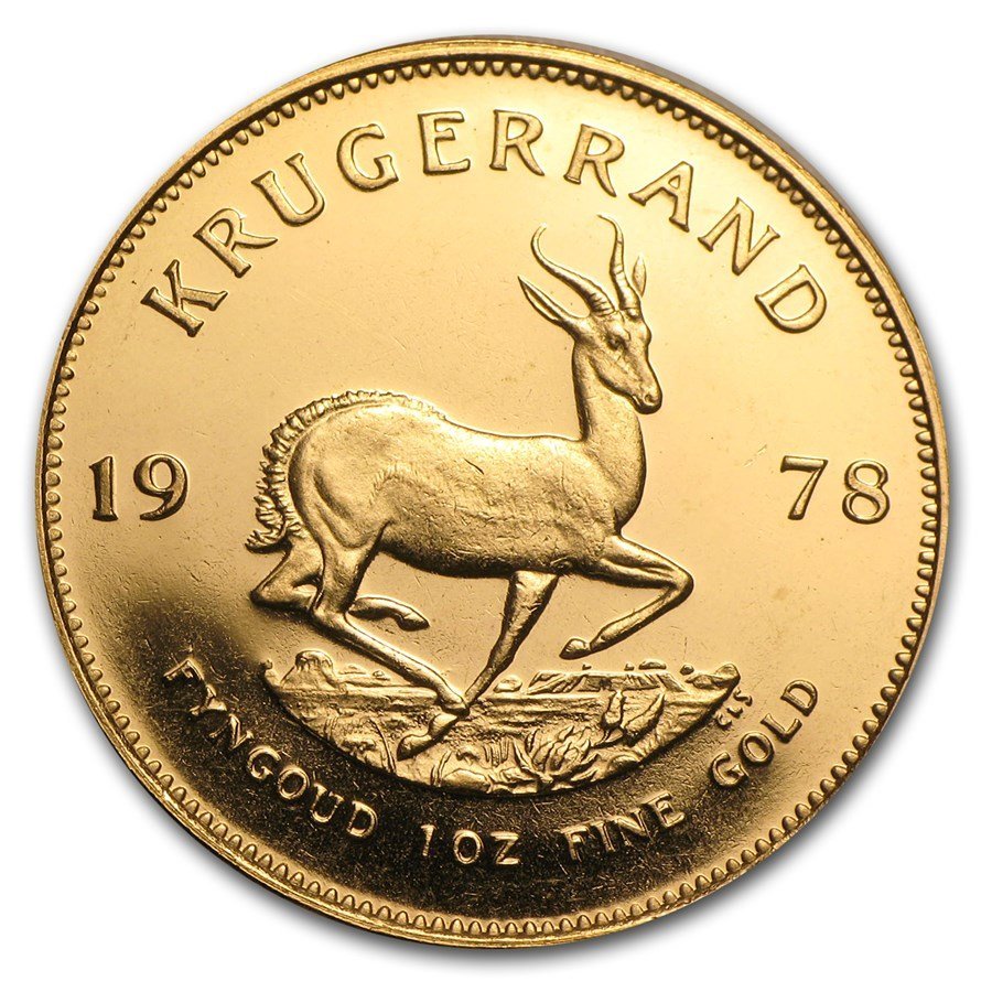 1978 1 oz South African Gold Kruge