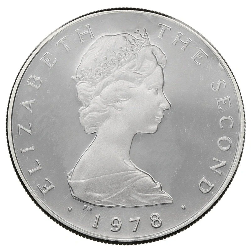 1978 Isle Of Man One Pound Proof Platinum Coin Triskellion on Island Boxed - Image 2