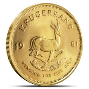 1981 1 oz South African Gold Krugerrand Coin