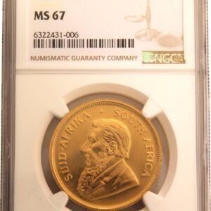1981 Krugerrand 1 oz Gold Coin NGC MS67