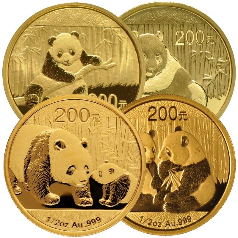Buy 1/2 oz Chinese Panda Gold Coins