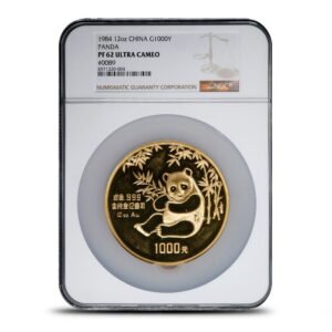 1984 12 oz Proof Chinese Gold Panda Coin NGC PF62 UCAM