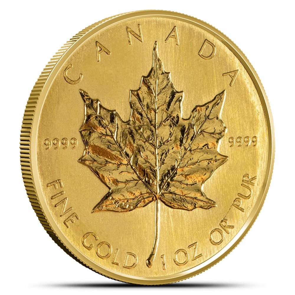 1986 1 oz Canadian Gold Maple Leaf C
