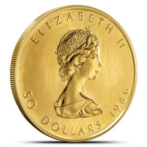 1986 1 oz Canadian Gold Maple Leaf Coin