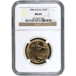 1986 1/2 oz American Gold Eagle Coin