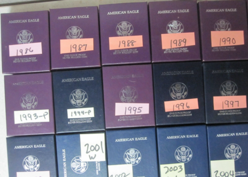 1986-2020 Proof American Silver Eagl