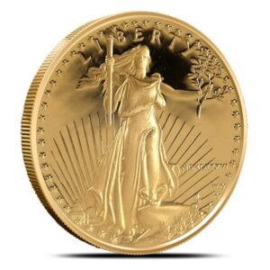 1986-W 1 oz Proof American Gold Eagle Coin (Box + CoA)