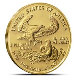 1987-P 1/2 oz Proof American Gold Eagle Coin (Box + CoA)