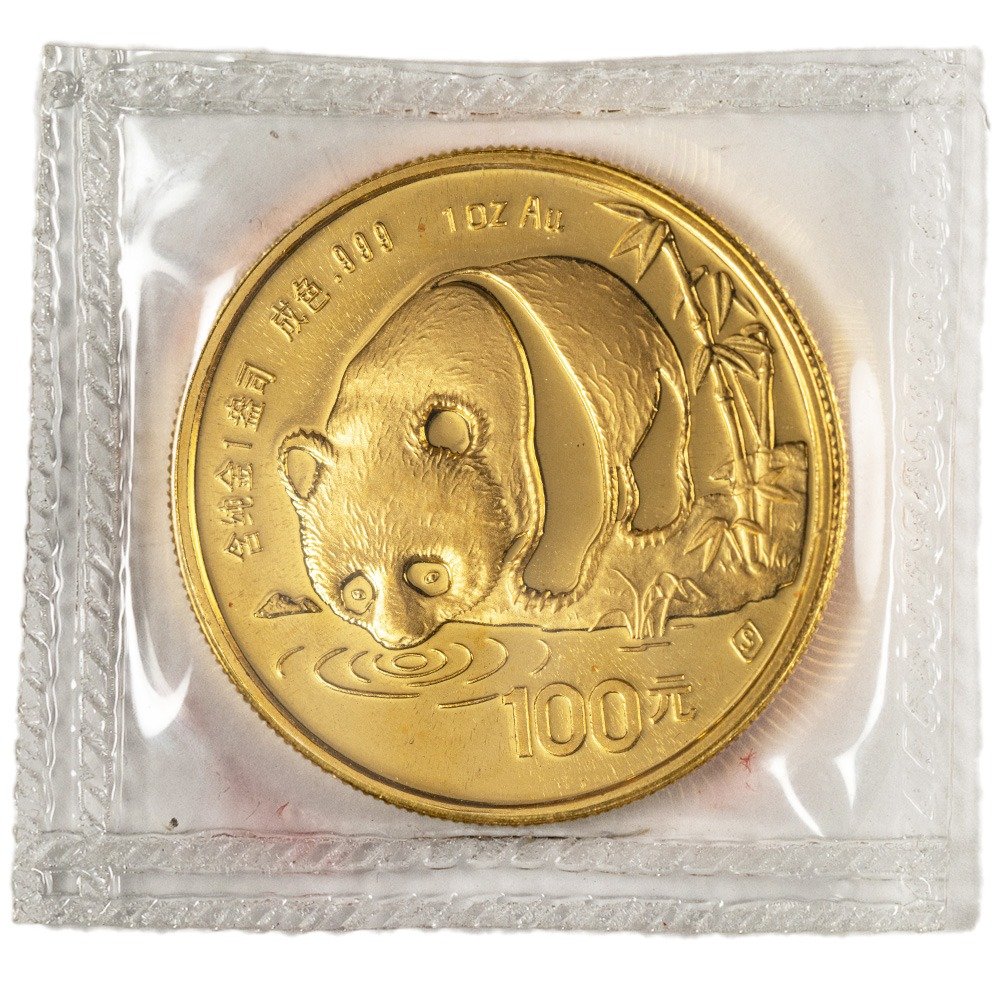 1987-S 1 oz Chinese Gold Panda Coin