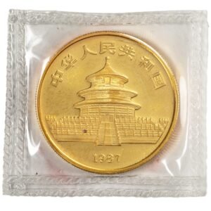 1987-S 1 oz Chinese Gold Panda Coin (Sealed)