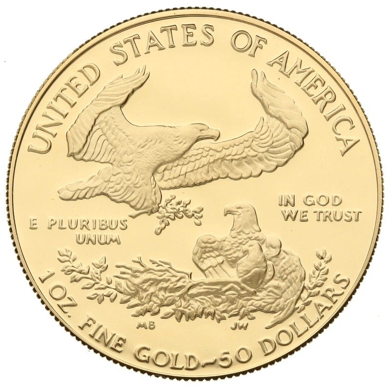 1990 1 oz Proof American Eagle Gold Coin MCMXC Boxed - Image 3