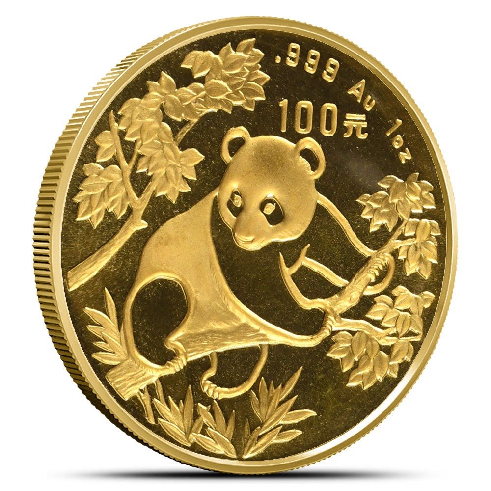 1992 1 oz Chinese Gold Panda Coin