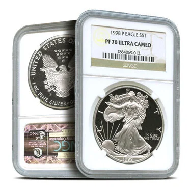 1993-P 1 oz Proof American Silver Ea