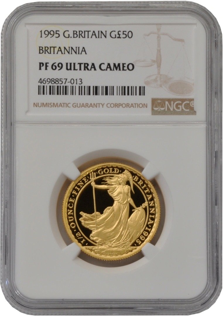 1995 Proof 1/2 oz Gold Britannia Coi