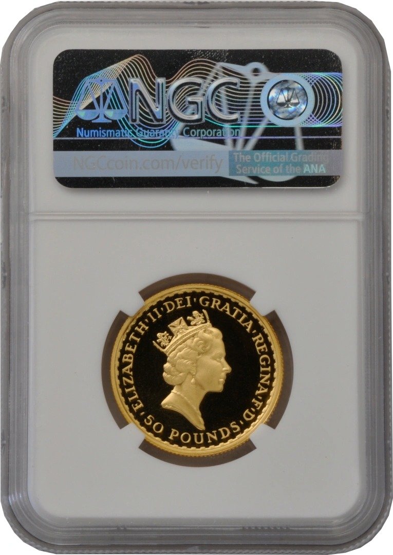 1995 Proof 1/2 oz Gold Britannia Coin NGC PF69 - Image 2