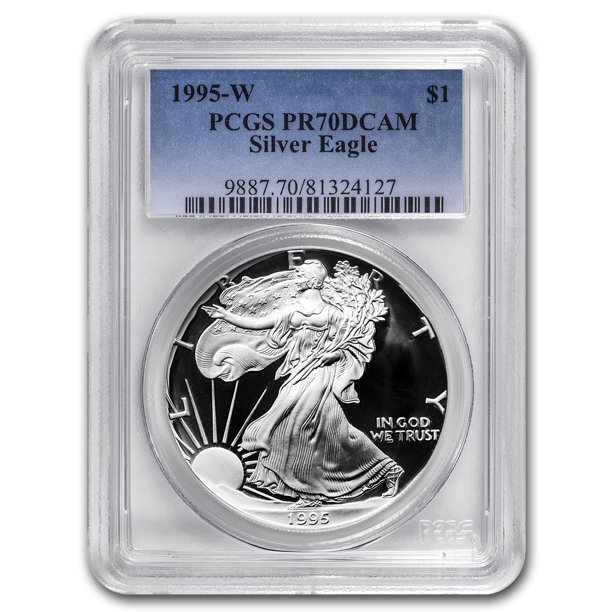 1995-W 1 oz Proof American Silve