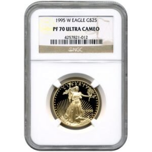 1995-W 1/2 oz Proof American Gold Eagle Coin NGC PF70 UCAM