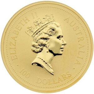 1996 1 oz Australian Gold Lunar Rat Coin (BU)