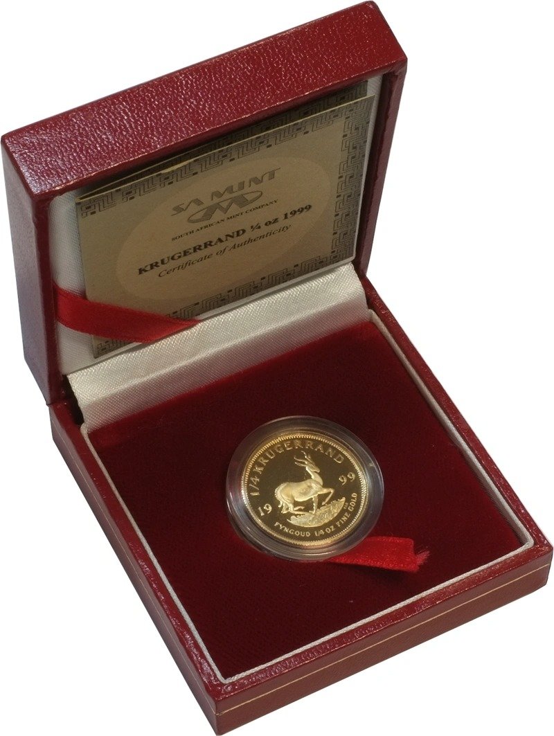 1999 Proof 1/4 oz Krugerrand Gold Co